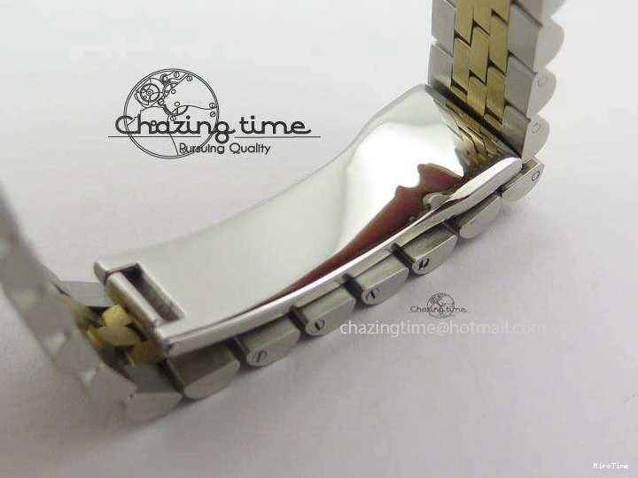 MiroTime 1219 HighPerformance DateJust 116234 BP Best Edition SS YG Gold Dial Diamond Markers On SS Bracelet A2824 V 3940